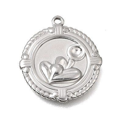 304 Stainless Steel Pendants SA-CBAF4B0-02P-03-1