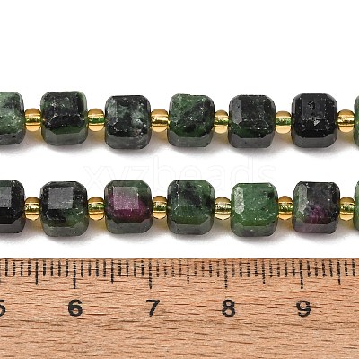 Natural Ruby in Zoisite Beads Strands GG-CBAC972-A17-01-1