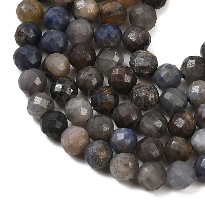 Natural Kyanite Beads Strands G-Z104-B01-4mm-B-1