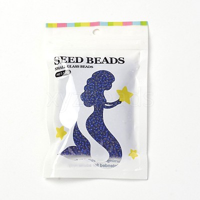 FGB 12/0 Grade A Transparent Silver Lined Round Glass Seed Beads X-SEED-A022-F12-74-1
