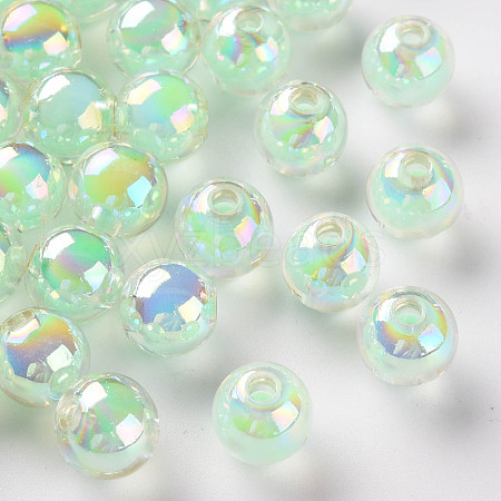 Transparent Acrylic Beads TACR-S152-15B-SS2111-1