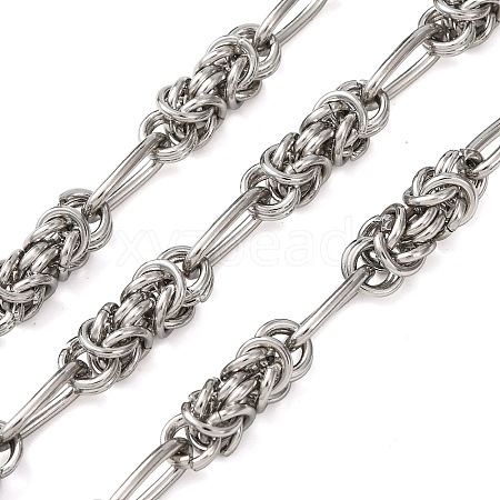 304 Stainless Steel Knot Link Chains CHS-A021-06B-P-1