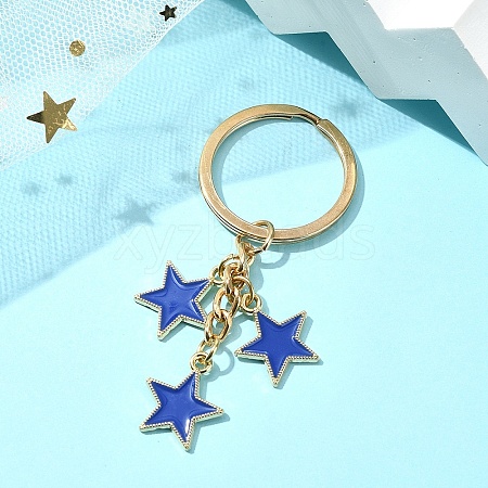 Star Alloy Enamel Keychain KEYC-YW00144-09-1