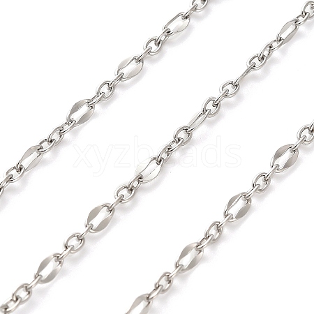 304 Stainless Steel Curb Chains CHS-B009-02A-P-1