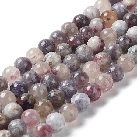 Natural Plum Blossom Tourmaline Beads Strands G-I355-01C-01-1