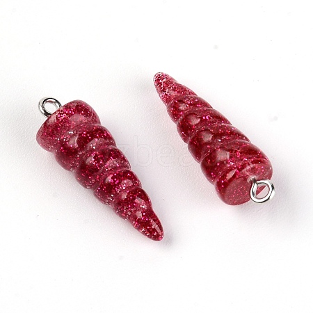 Resin Pendants LS-RESI-WH0014-45E-1