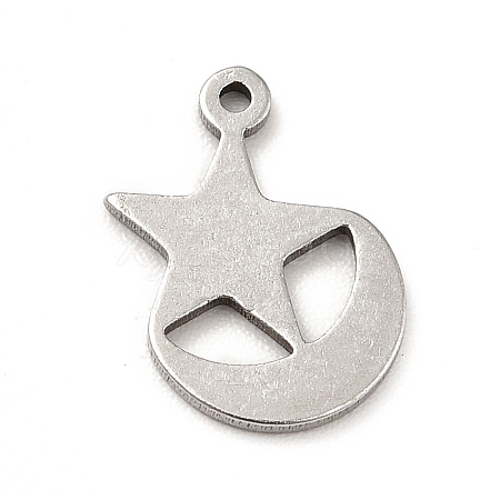 Non-Tarnish 201 Stainless Steel Pendants STAS-P312-18P-1