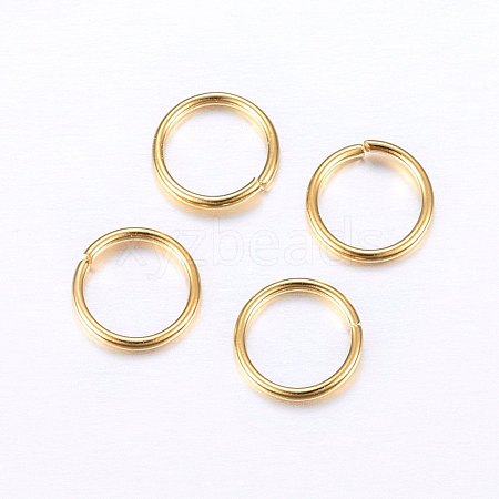 304 Stainless Steel Open Jump Rings STAS-O098-01G-15-1