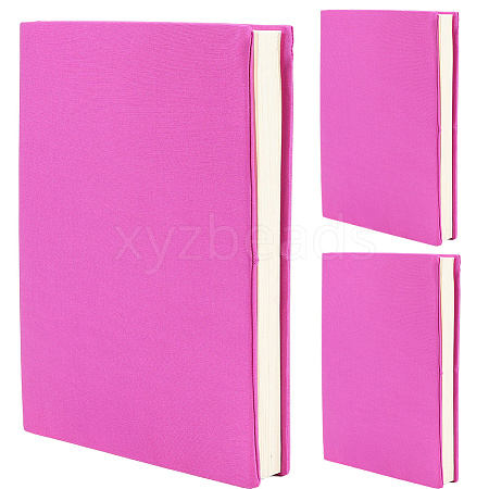 3Pcs Elastic Fabric Book Covers AJEW-CP0006-14B-1