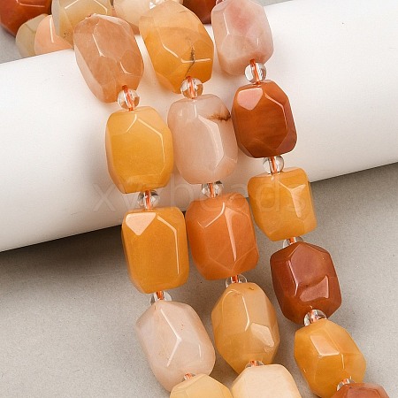 Natural Yellow Aventurine Beads Strands G-Z147-E04-01-1