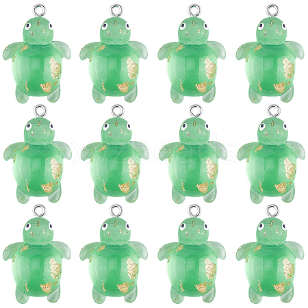 SUNNYCLUE 30Pcs Transparent Resin Pendants RESI-SC0002-72-1