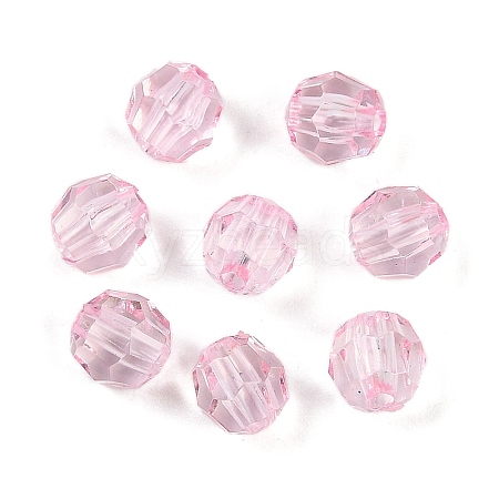 Transparent Acrylic Beads OACR-Q015-03D-1