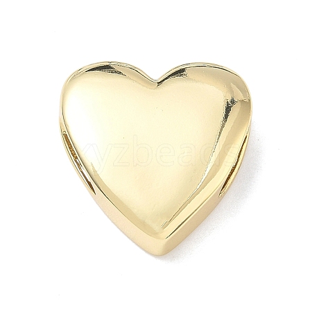 Heart Brass Slide Charms LS-KK-P349-18B-G-1