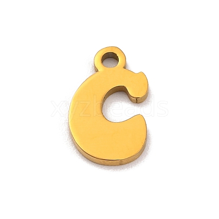 201 Stainless Steel Charms STAS-U016-01G-C-1