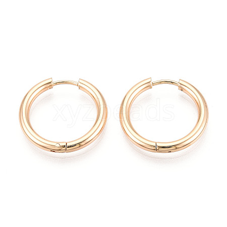 304 Stainless Steel Hoop Earrings EJEW-T048-24C-G-1