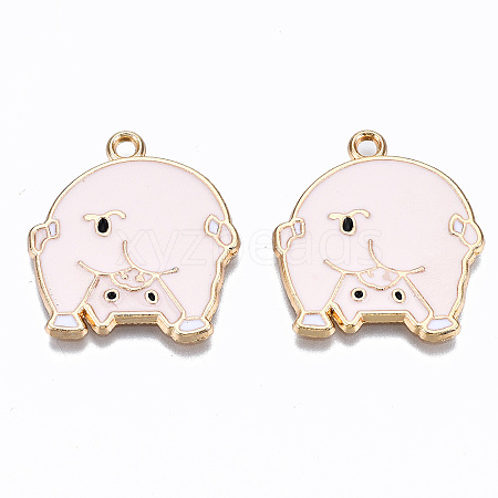 Alloy Enamel Pendants ENAM-S127-023-RS-1