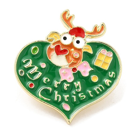 Christmas Theme Enamel Pins JEWB-G023-01A-1