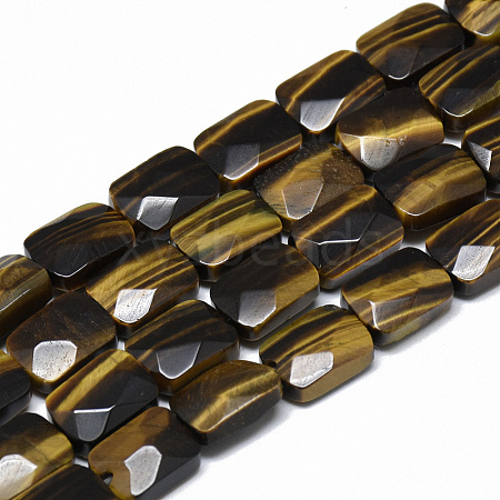 Natural Tiger Eye Bead Strands X-G-T072-01-1