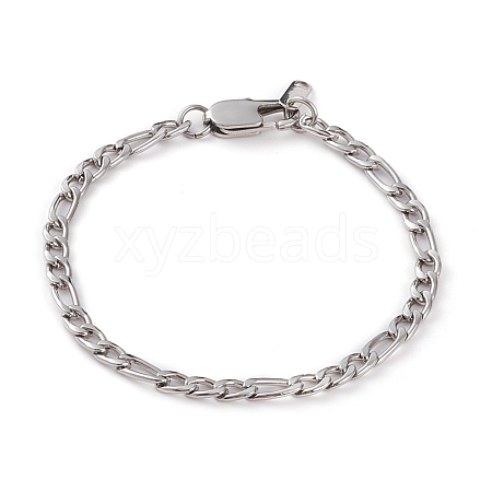 Tarnish Resistant Women' s 304 Stainless Steel Figaro Chains BJEW-JB05841-01-1