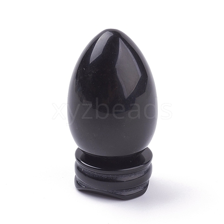 Natural Obsidian Display Decorations DJEW-G018-01-1