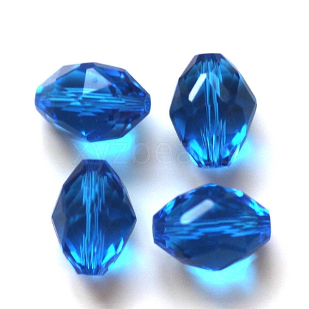 Imitation Austrian Crystal Beads SWAR-F071-9x6mm-25-1