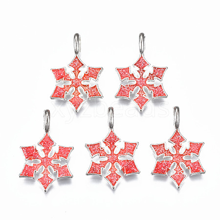 Alloy Enamel Pendants ENAM-Q443-005-RS-1