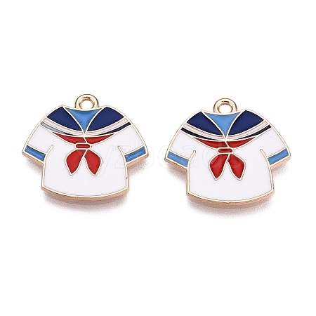 Alloy Enamel Pendants ENAM-T020-85-1