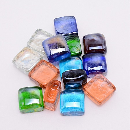 Glass Cabochons GLAA-WH0022-01-1