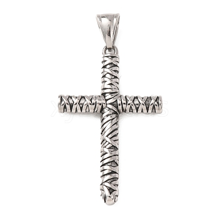 Easter 304 Stainless Steel Pendants STAS-E526-05AS-1
