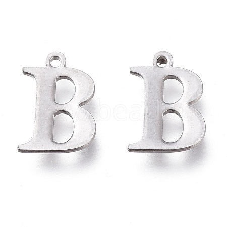 Tarnish Resistant 304 Stainless Steel Charms STAS-H112-B-P-1