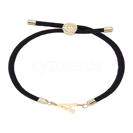 1Pc Adjustable Nylon Cord Slider Bracelets for Women BJEW-LP0001-32A-01-1