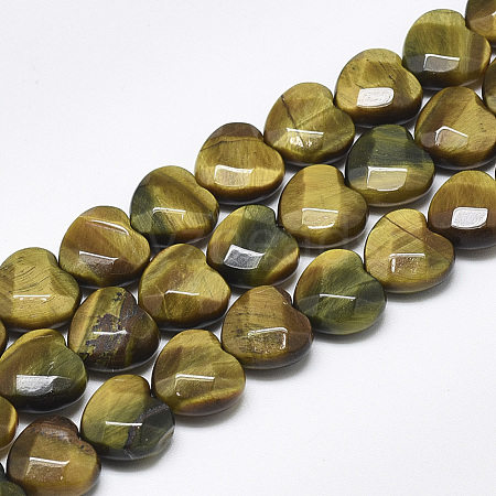 Natural Tiger Eye Beads Strands G-S357-E01-01-1