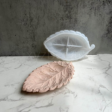 DIY Leaf Dish Tray Silicone Molds DIY-P070-G01-1