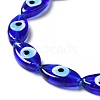 Handmade Evil Eye Lampwork Beads Strands LAMP-G154-06B-3