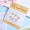 Beebeecraft 8Pcs Mother's Day Rack Plating Brass Charms KK-BBC0013-94-6