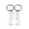 Stainless Steel Pendants Keychain HEAR-PW0001-161A-1