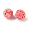 Synthetic Shell Dyed Carved Beads SHEL-H005-26-2