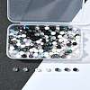 350Pcs 7 Colors Transparent & Opaque Acrylic Beads MACR-FS0001-82-9