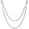 1Pc Polymer Clay Rhinestone Round Beaded Pants Chains AJEW-BM0001-29B-02-1