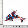 Handmade Lampwork Big Pendants LAMP-T023-14B-3