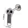 304 Stainless Steel Threadless Labret Stud WG47083-19-1