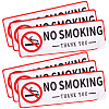 Rectangle PVC Self-Adhesive No-smoking Warning Stickers STIC-WH0003-017A-1