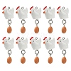 Opaque Resin Pendants RESI-CJC0031-002P-1-1