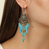 Antique Bronze Iron Chandelier Earrings VQ0378-3-2