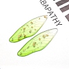 Transparent Resin Big Pendants RESI-TAC0005-022A-14-1