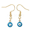 Enamel Evil Eye Dangle Earrings EJEW-JE04987-4