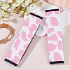 Cow Pattern Nylon Car Safety Belt Cover AJEW-WH20006-70C-3