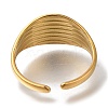 304 Stainless Steel Cuff Rings for Women RJEW-Z074-22G-3