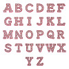 Alphabet Resin Rhinestone Patches DIY-TAC0005-45C-10