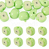 12Pcs Opaque Acrylic Beads MACR-TADJ0001-06A-2